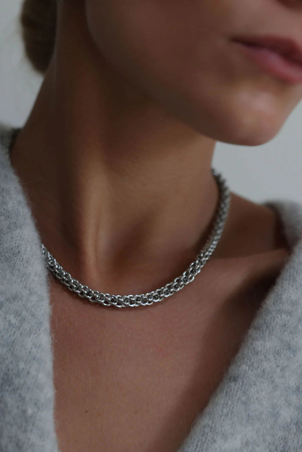 Ketting Michelle - zilver