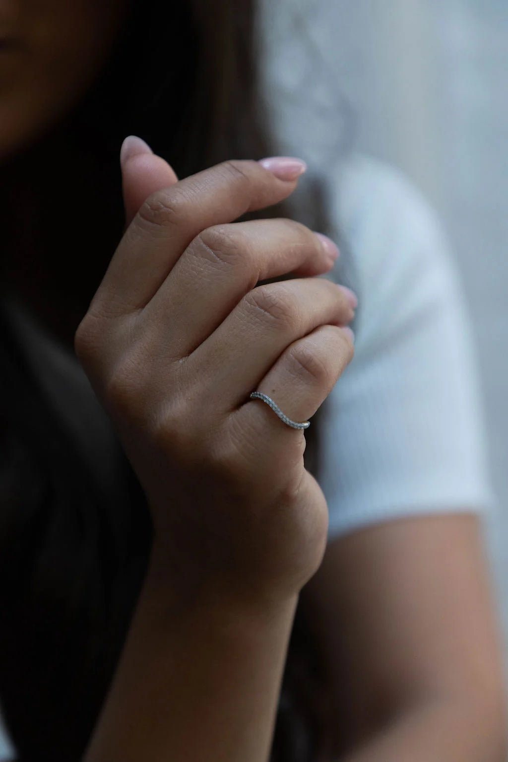 Pinkring Elle zilver