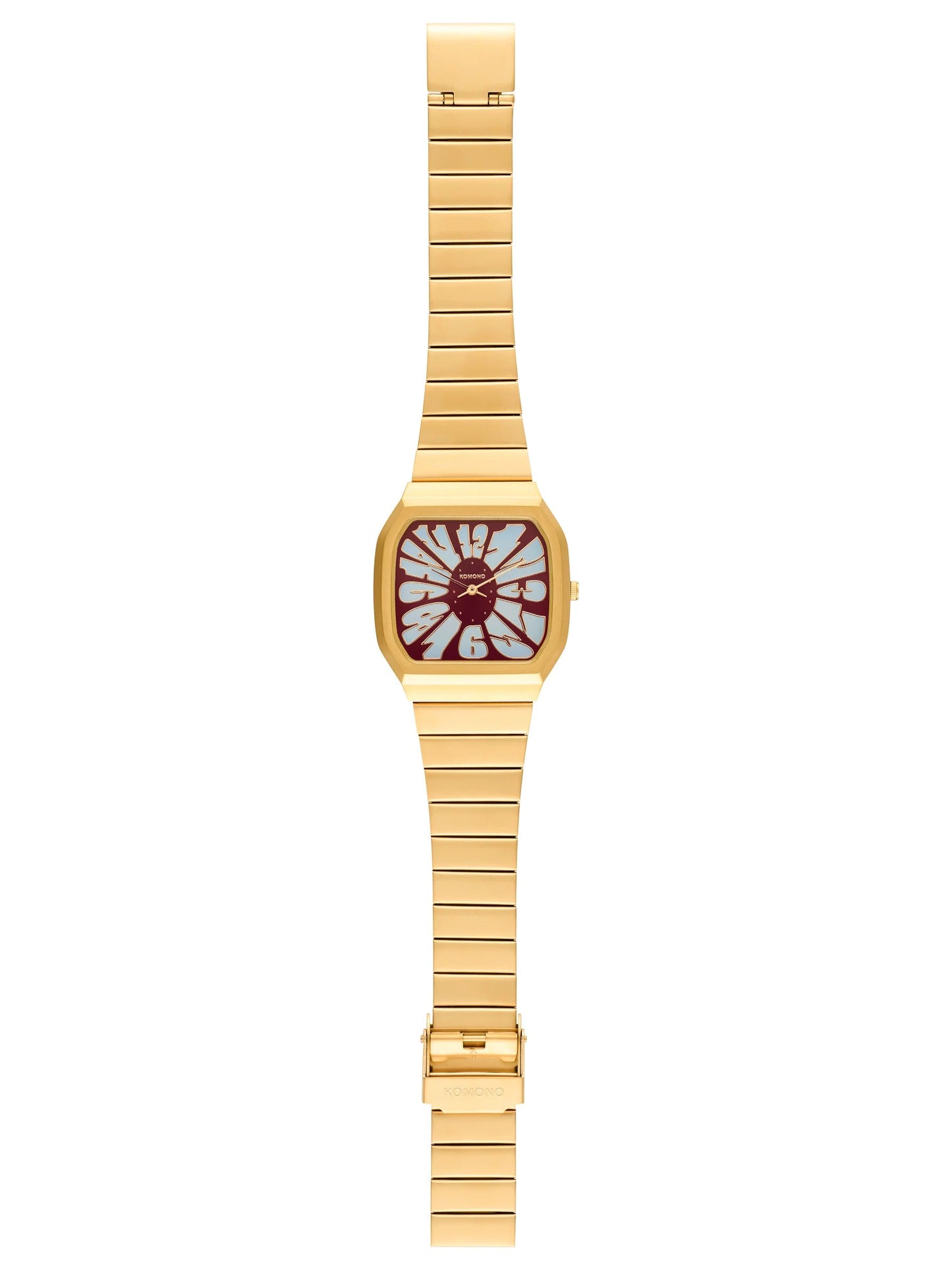 Max flower gold maroon blue