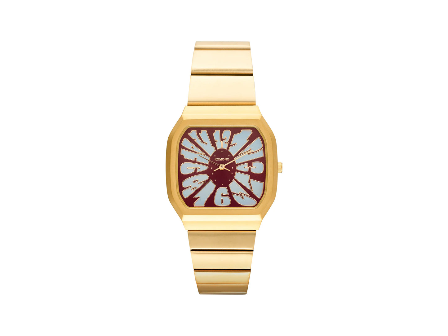 Max flower gold maroon blue