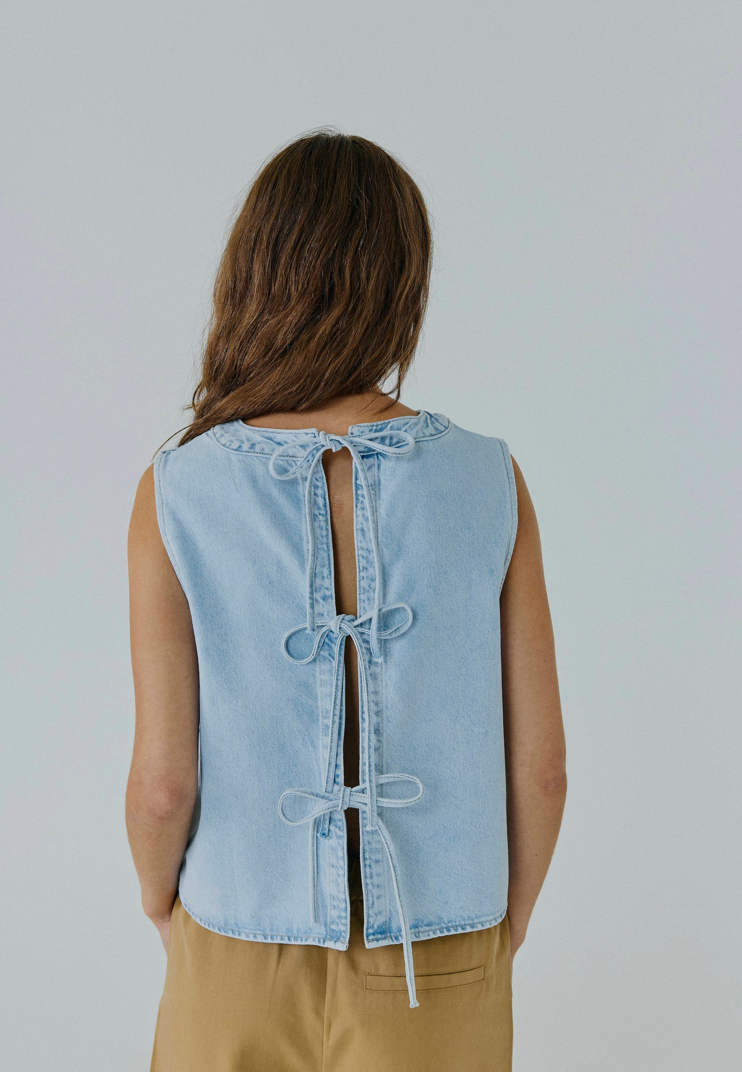 Lai denim top