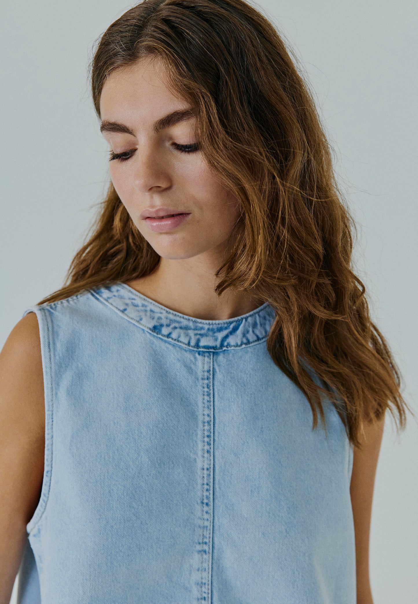 Lai denim top
