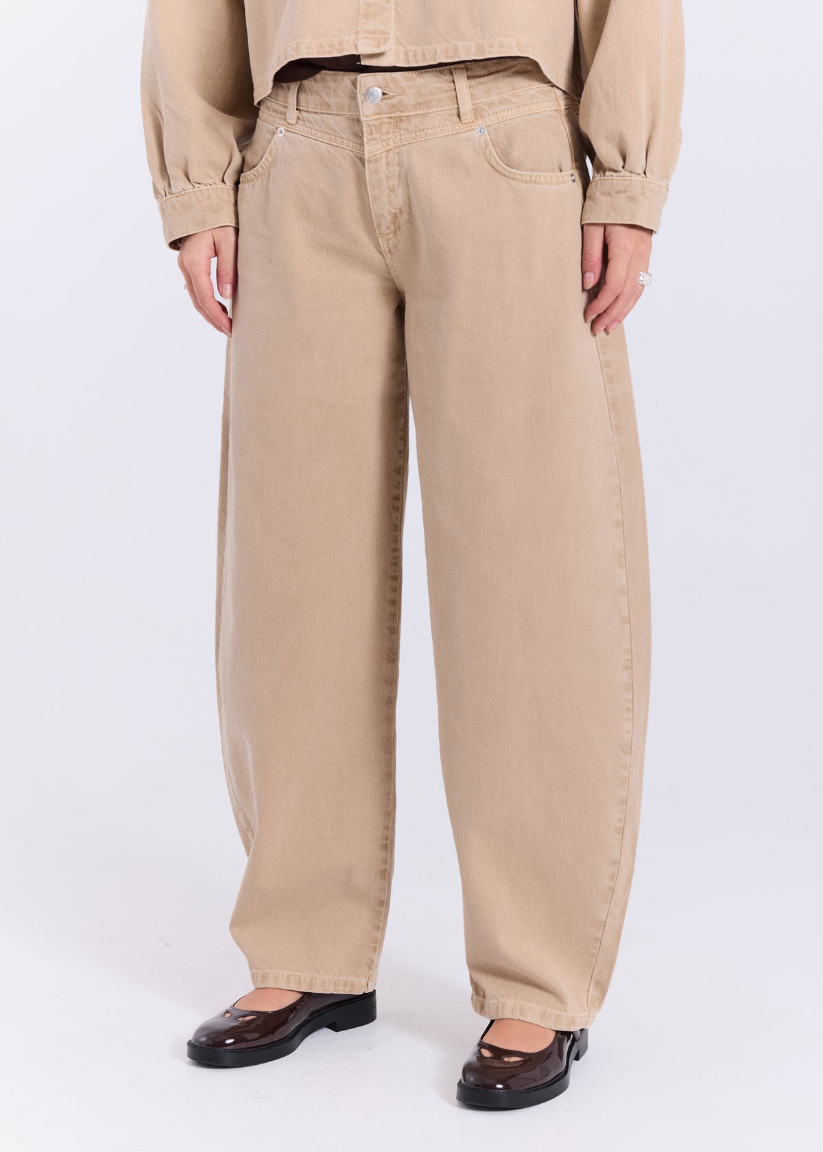 Evelyna baggy barrel jeans