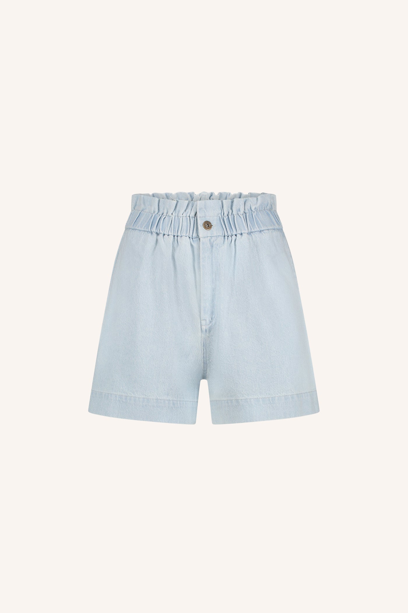 Leon bleached denim short
