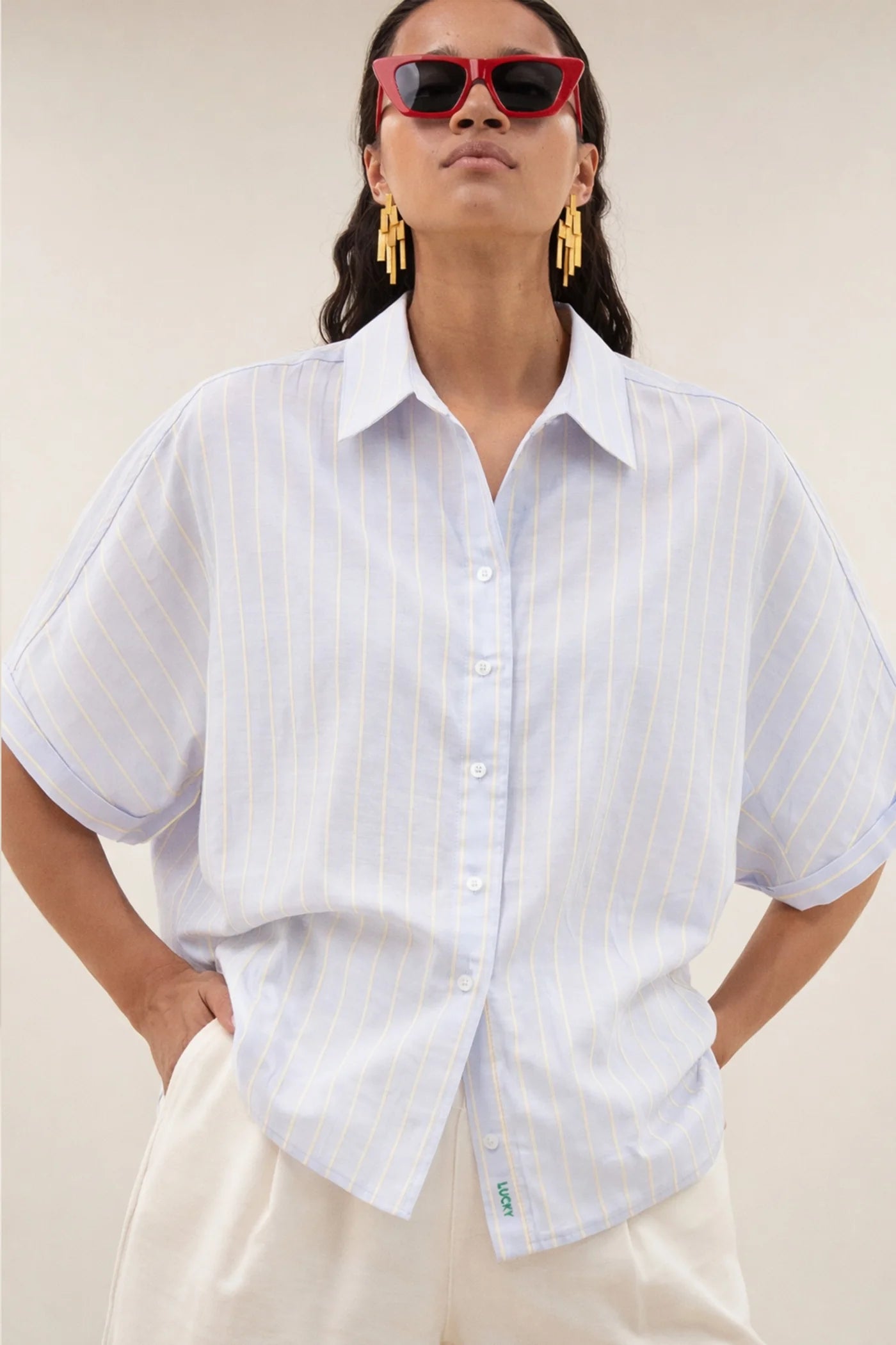 Sunny stripe blouse