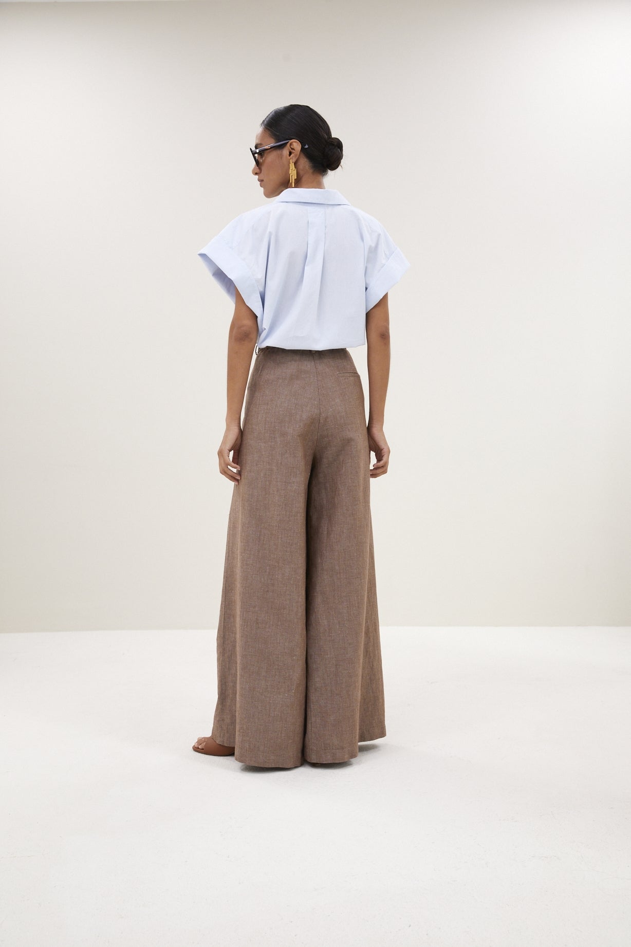 Pixie chambray blouse