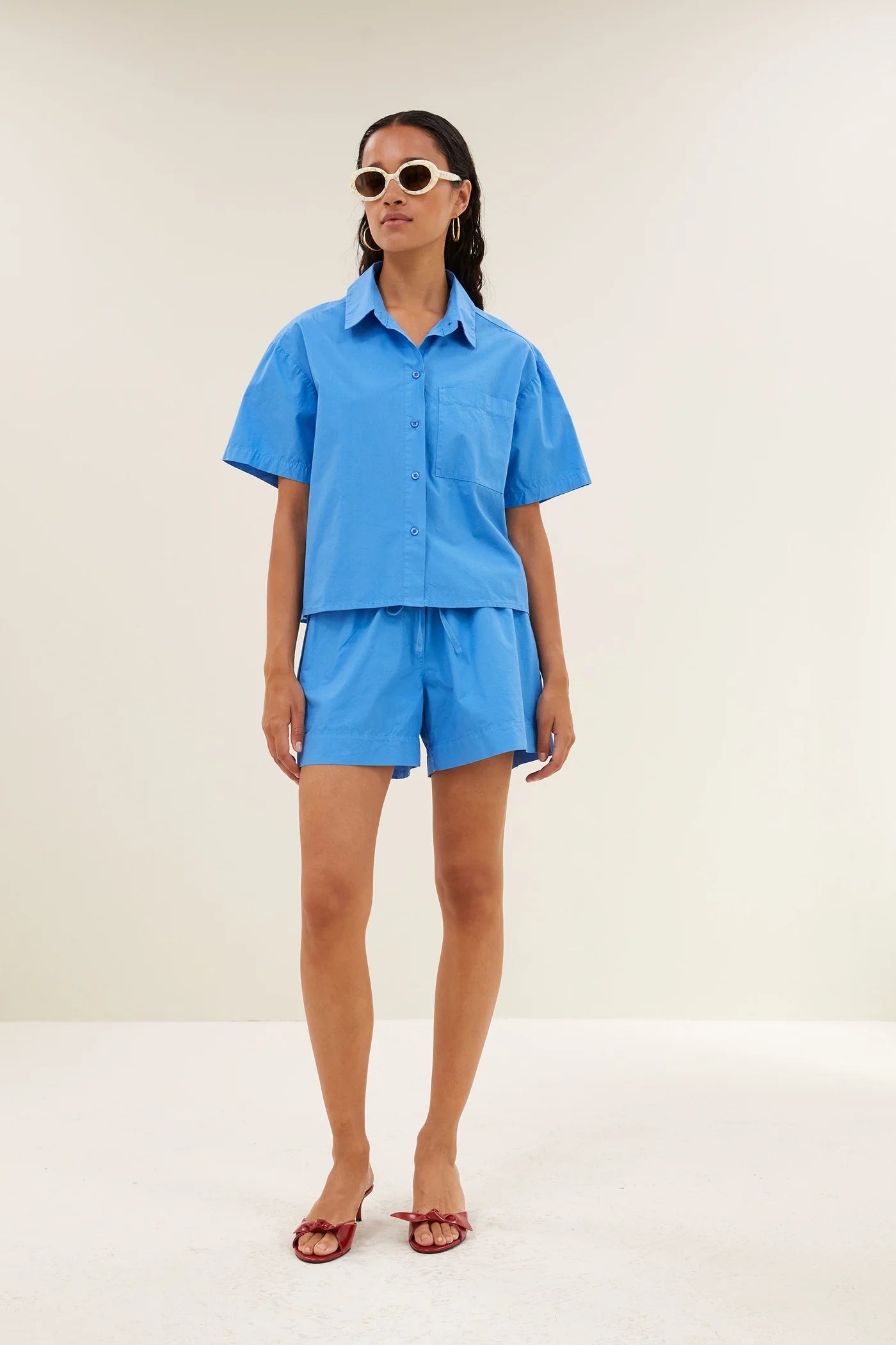 Lio poplin shorts