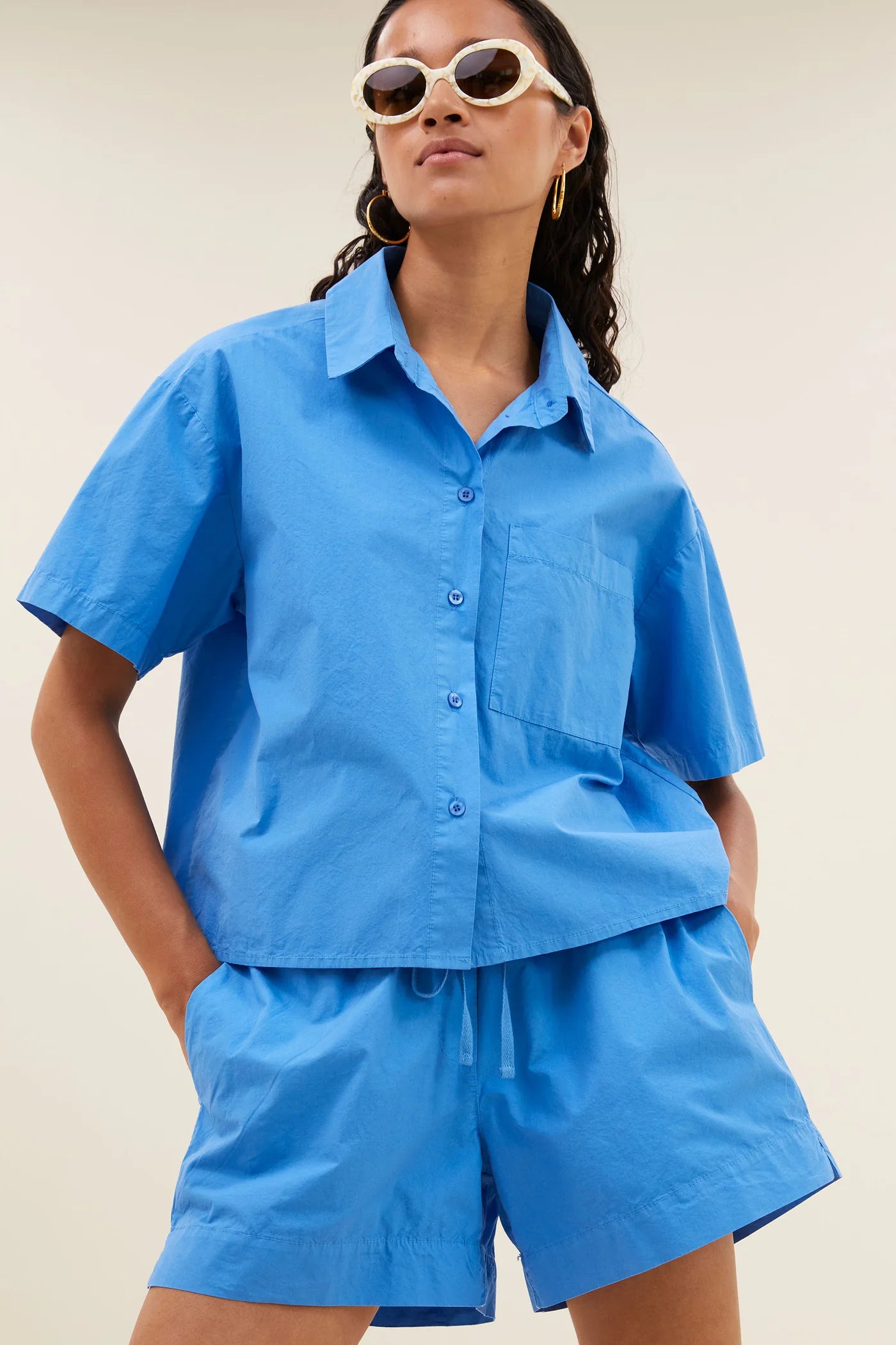 Lio poplin shorts