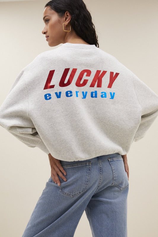 Bibi melange lucky everyday sweater