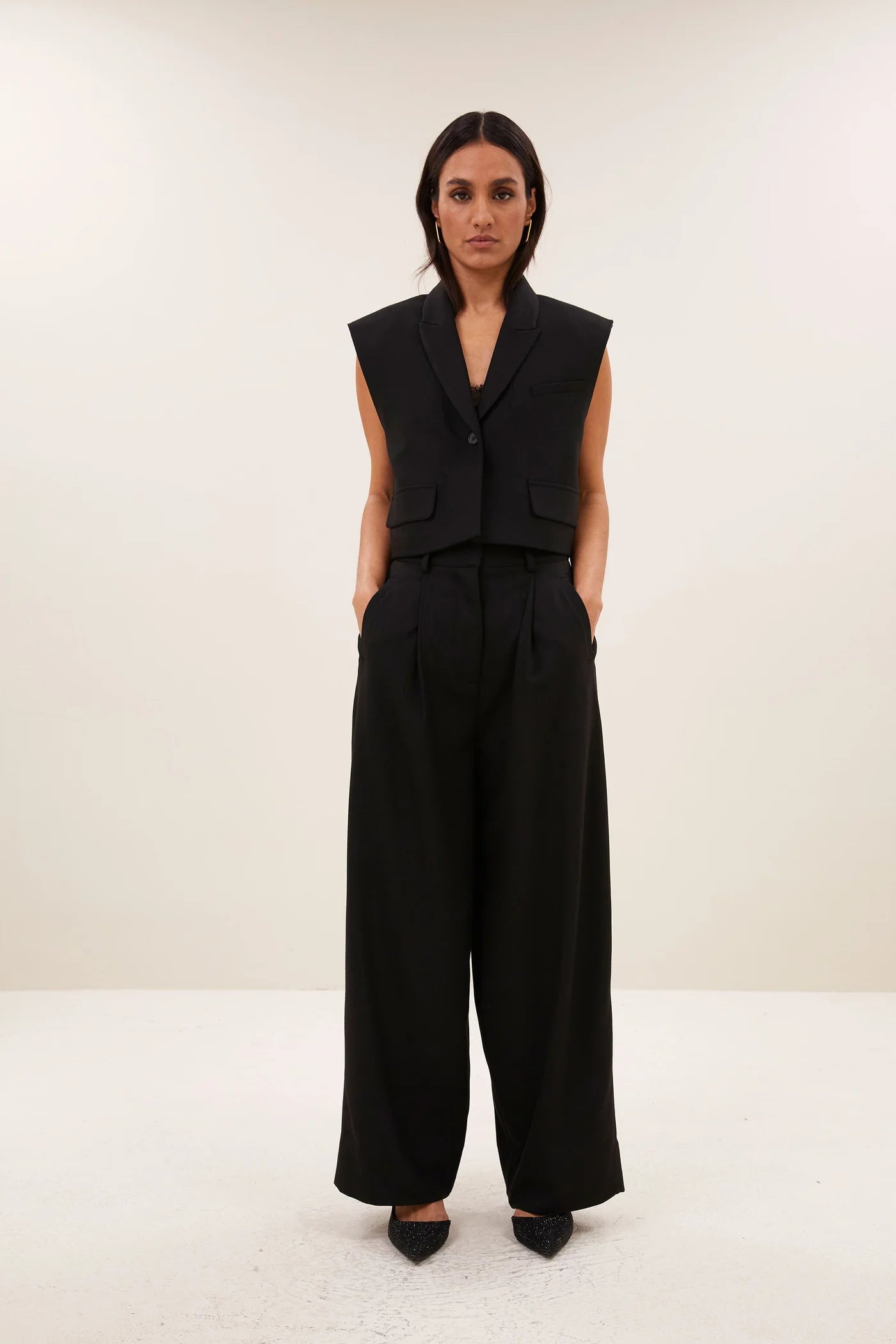 Jule herringbone pants