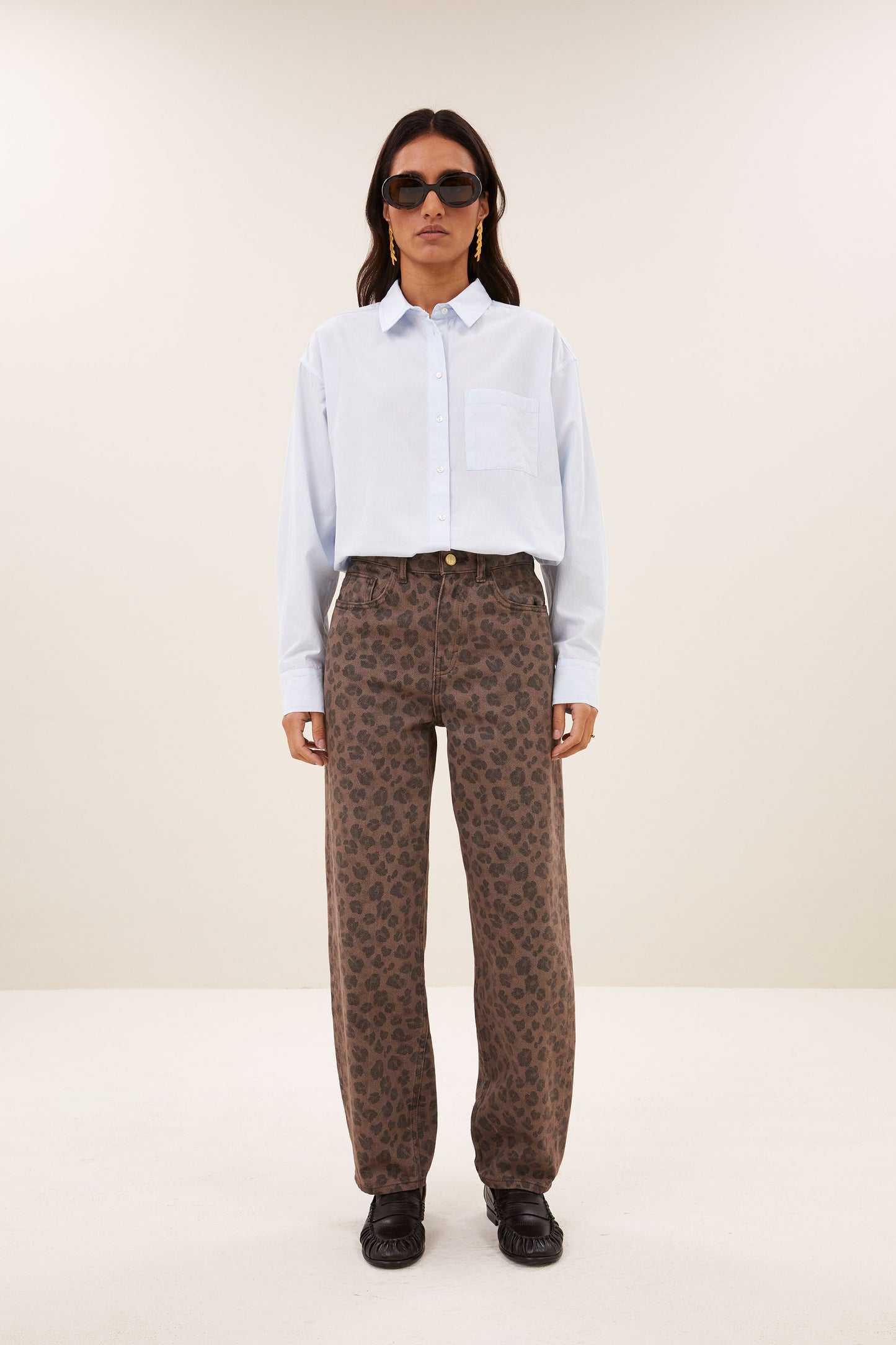 Lise chambray blouse