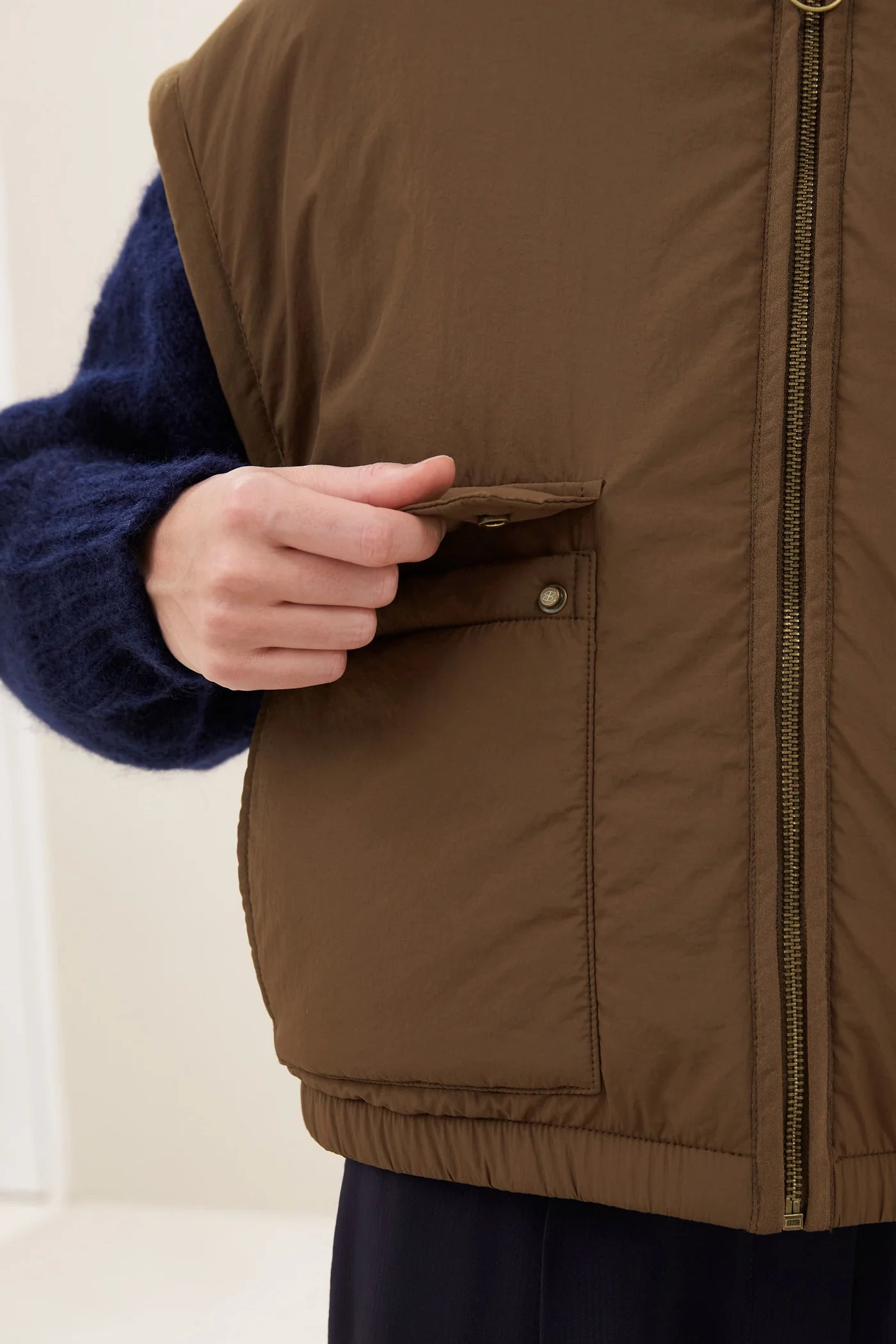 Gio sleeveless jacket