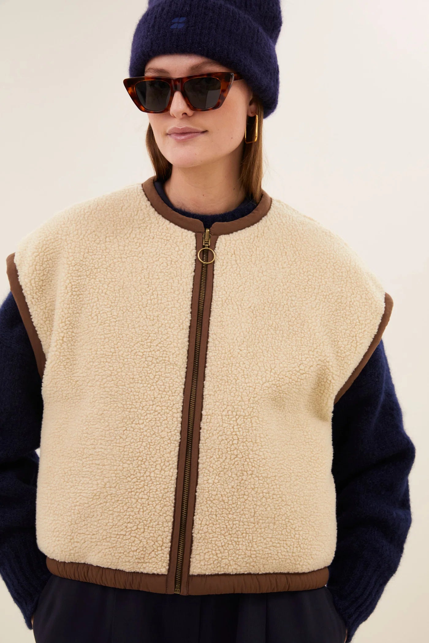 Gio sleeveless jacket