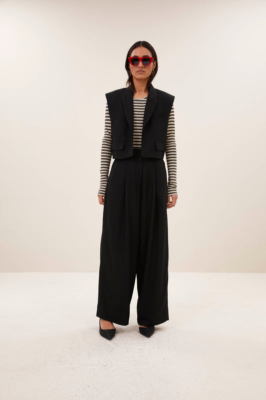 Bobi herringbone gilet