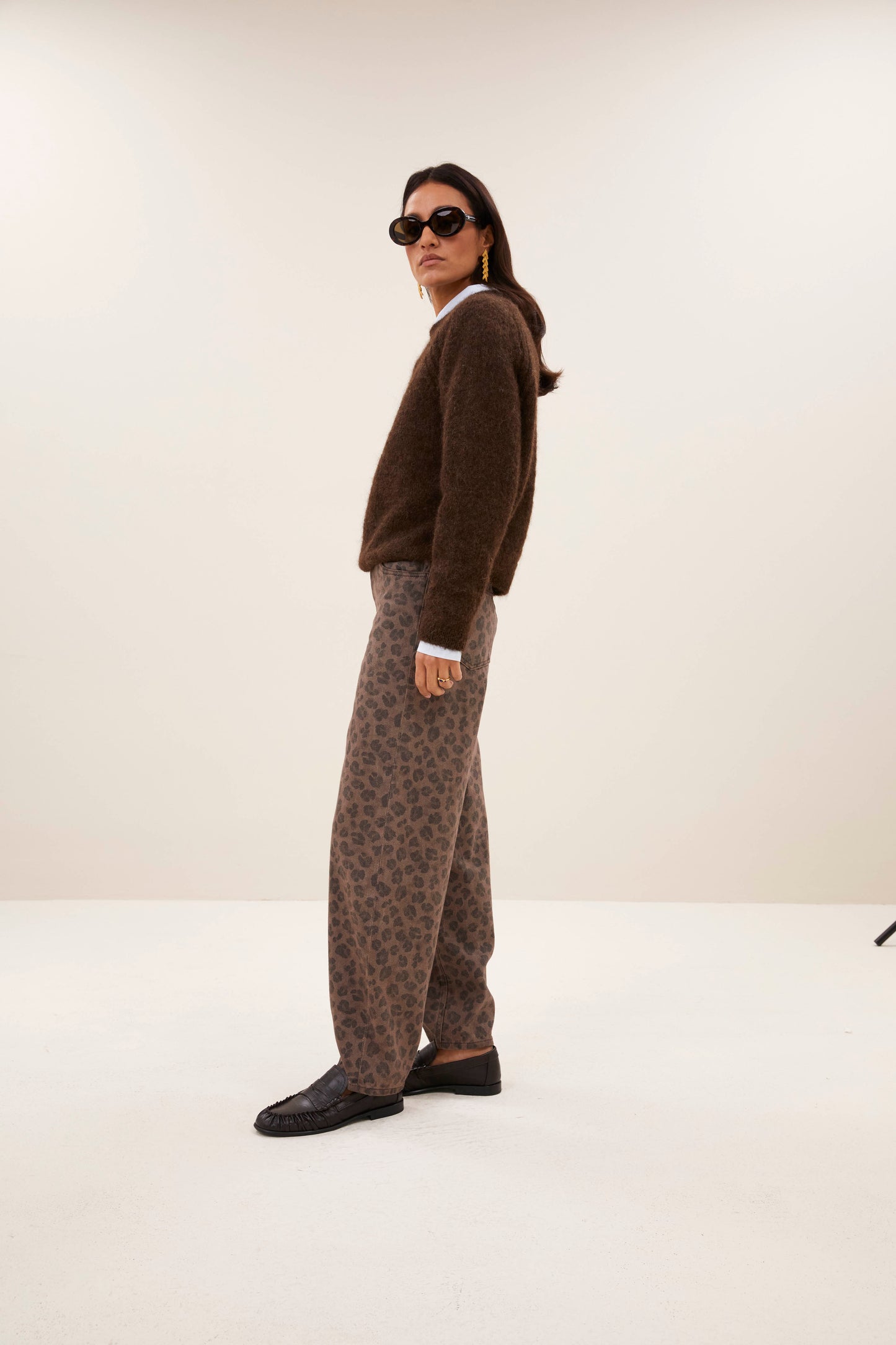 Lew cheetah chocolate pants