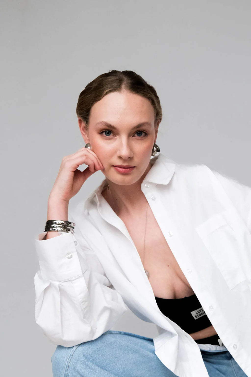 Armband Chloé small - zilver