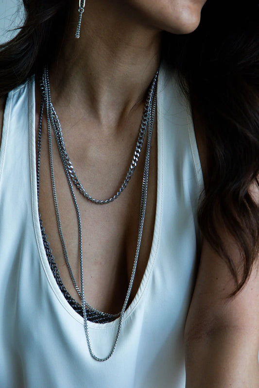 Ketting Emile - zilver