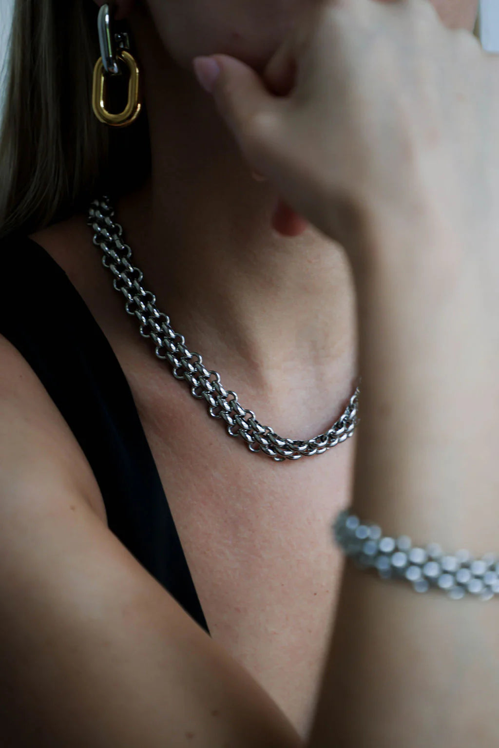 Ketting Renee - zilver