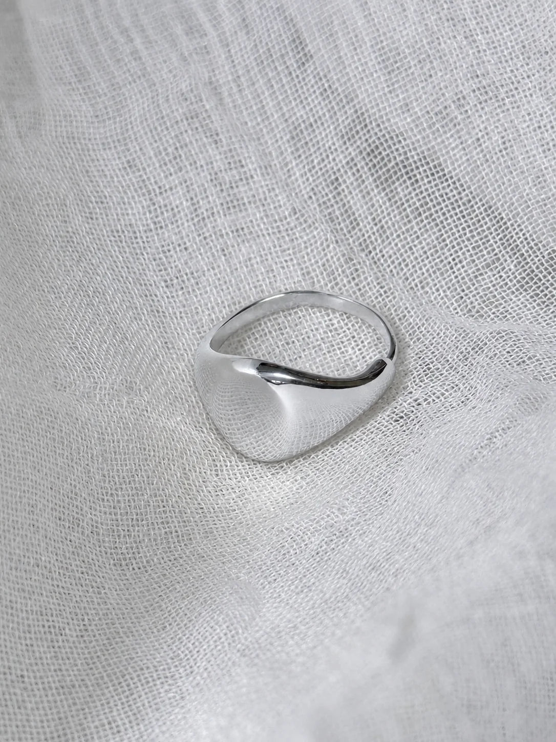 Pinkring Achille zilver