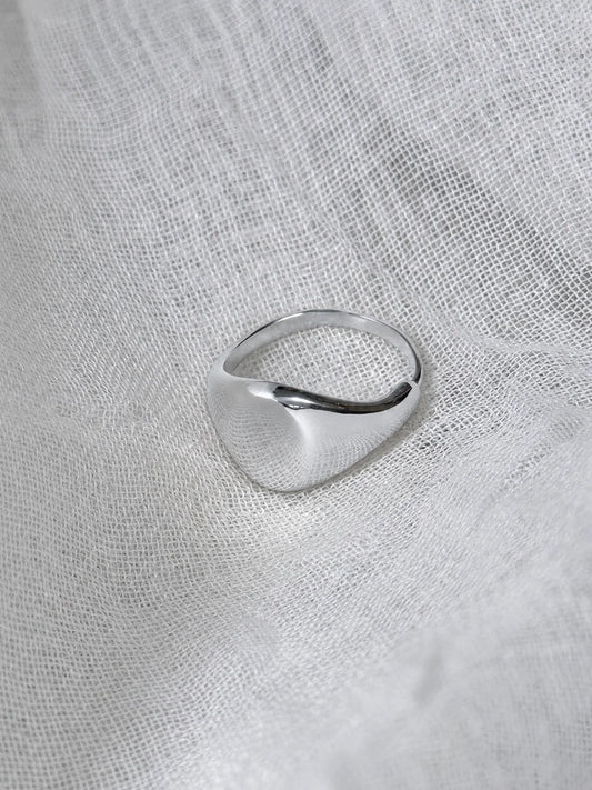 Pinkring Achille zilver