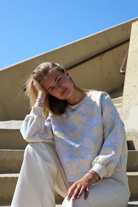 Sloane sweater - Jacquard flower