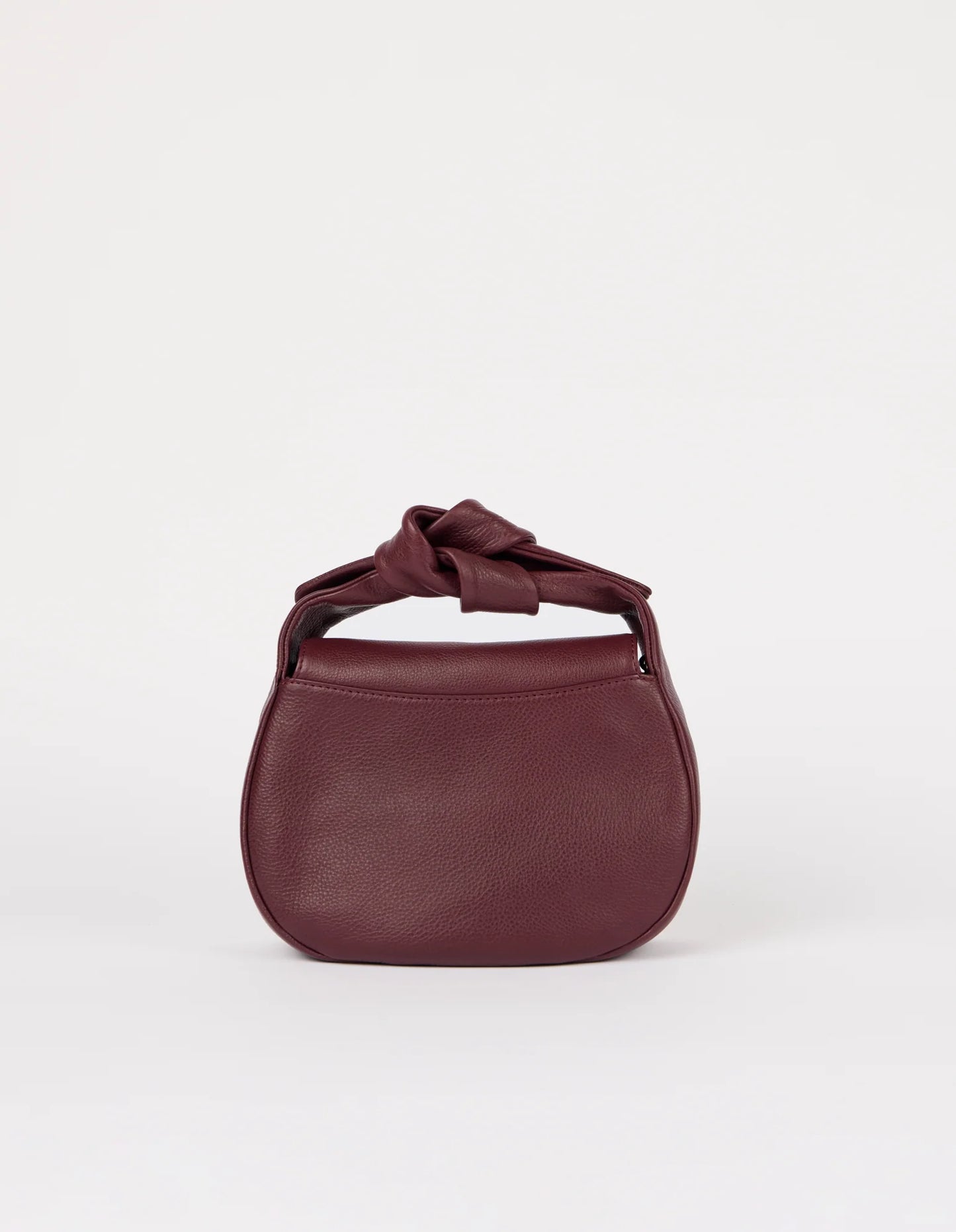 Coco Croissant - Kersenrood Soft Grain Leer