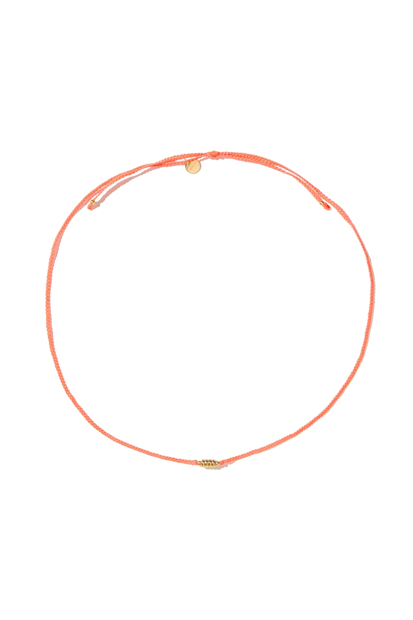 Dawson necklace - orange neon