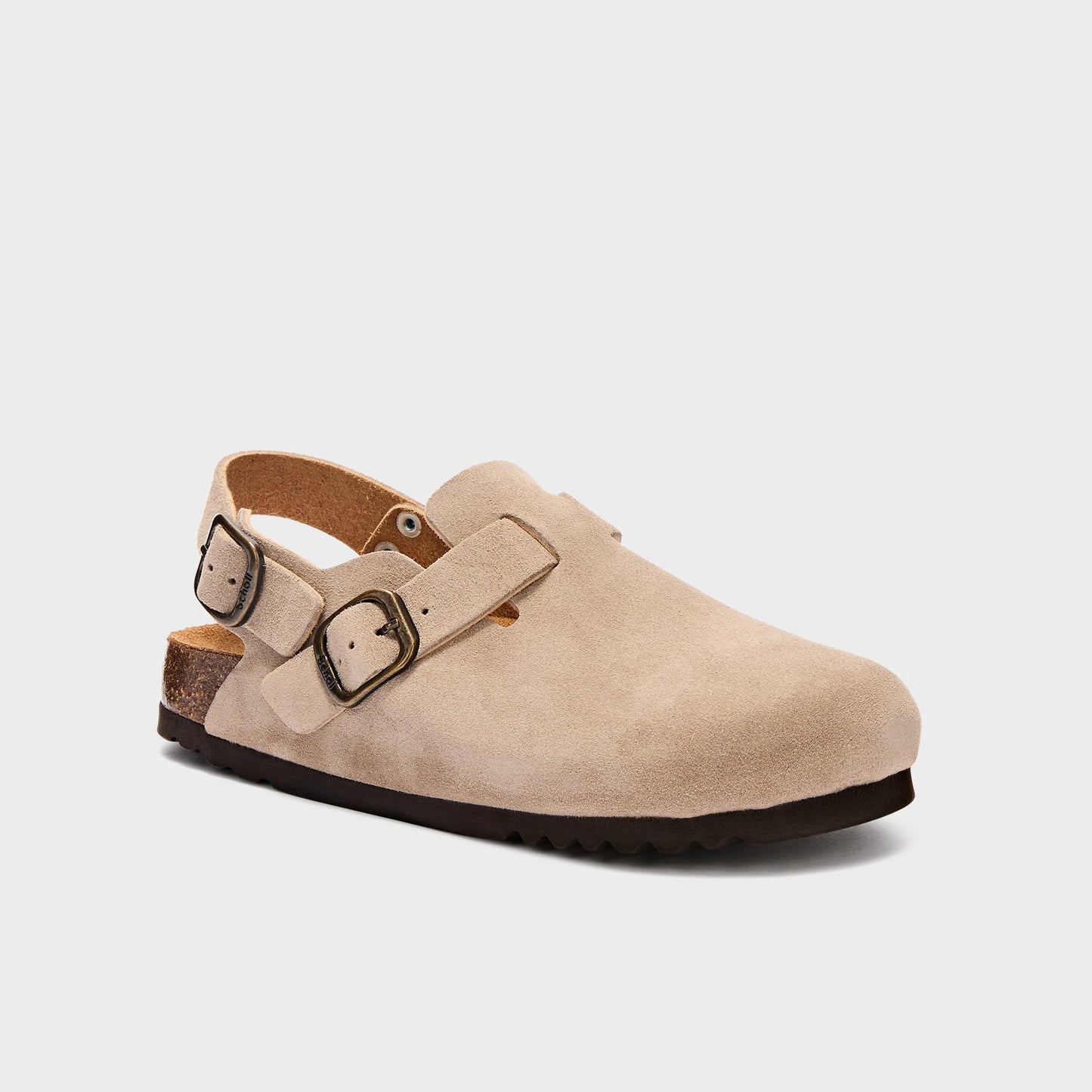 Mules fae backstrap - dark beige