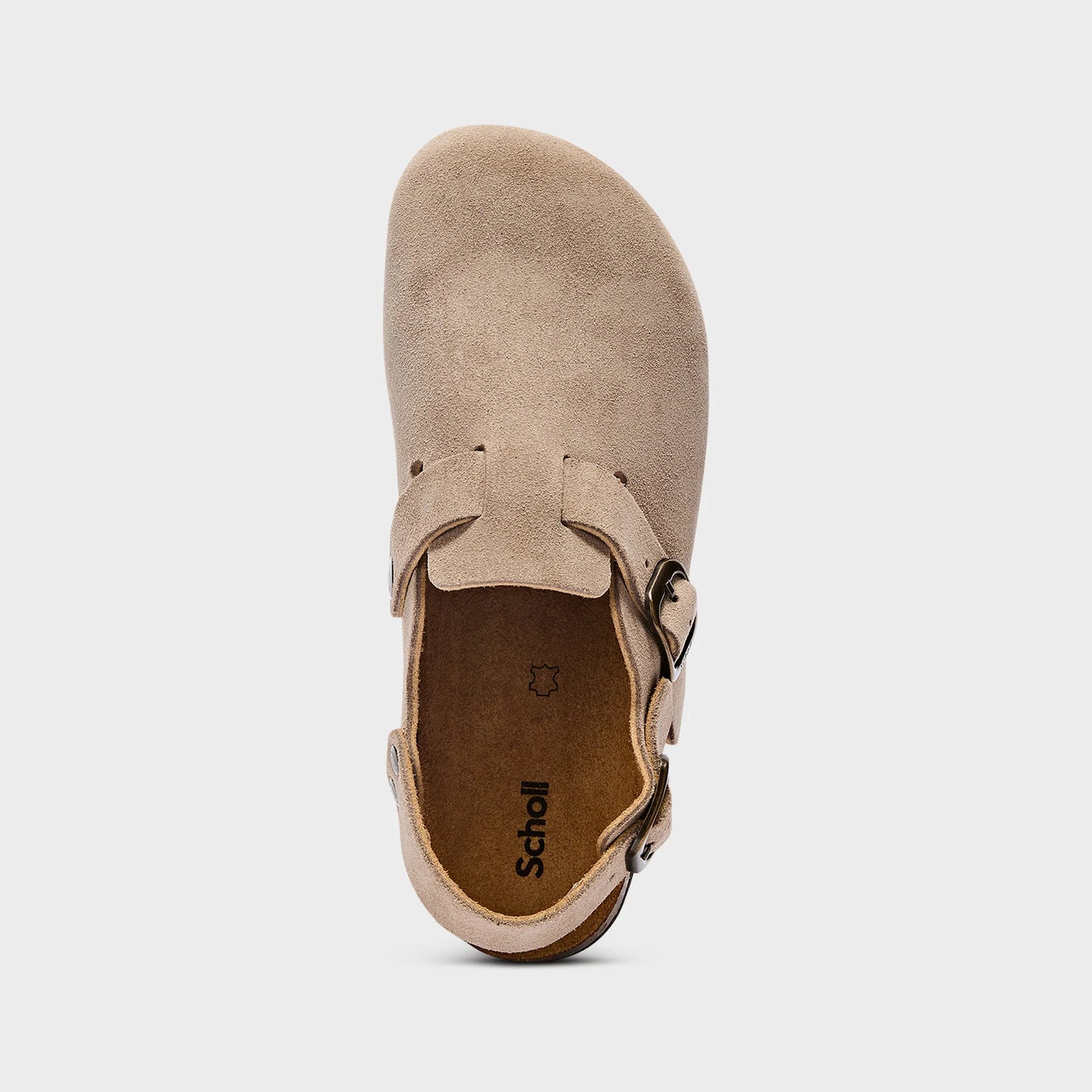 Mules fae backstrap - dark beige