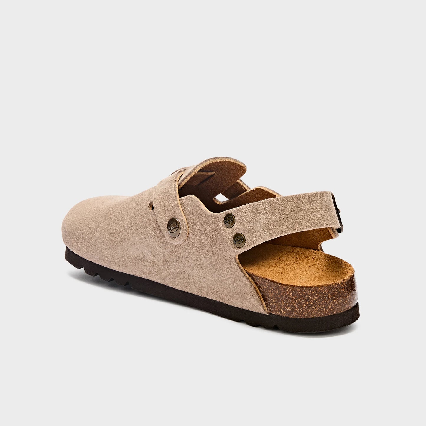 Mules fae backstrap - dark beige