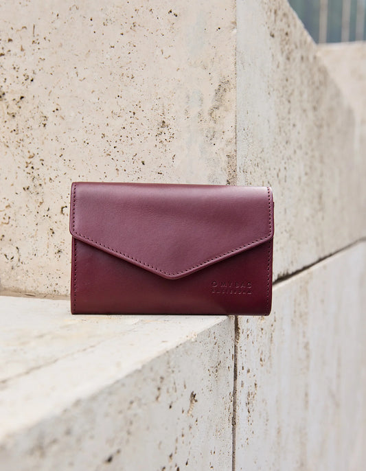 Jo's Portemonnee - Kersenrood Klassiek Leer