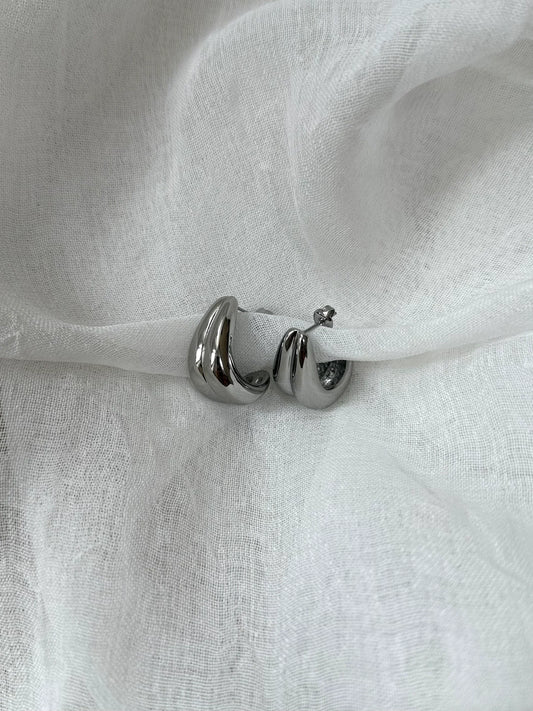 Oorringen Jackie zilver