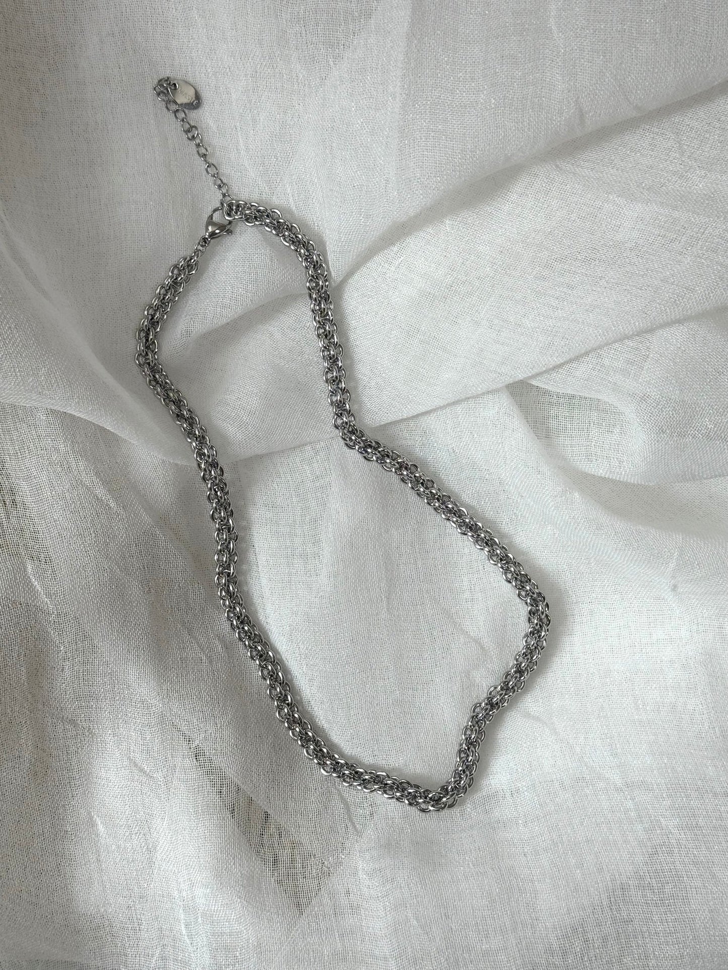 Ketting Michelle - zilver