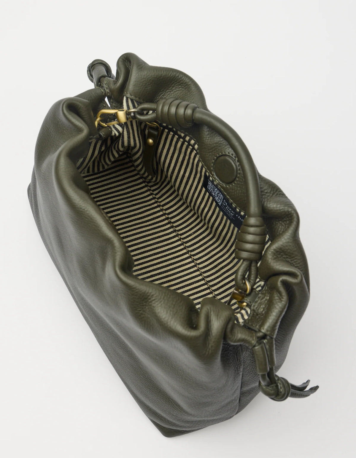 Kiki Midi - Moss Soft Grain Leer