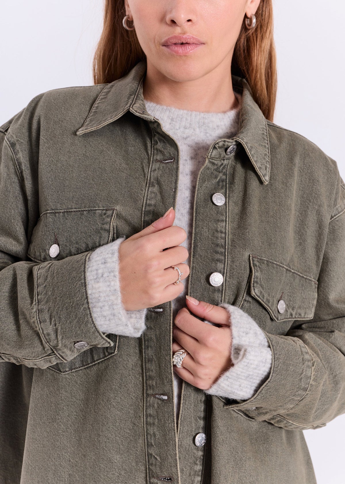 Larisa clean denim shirt