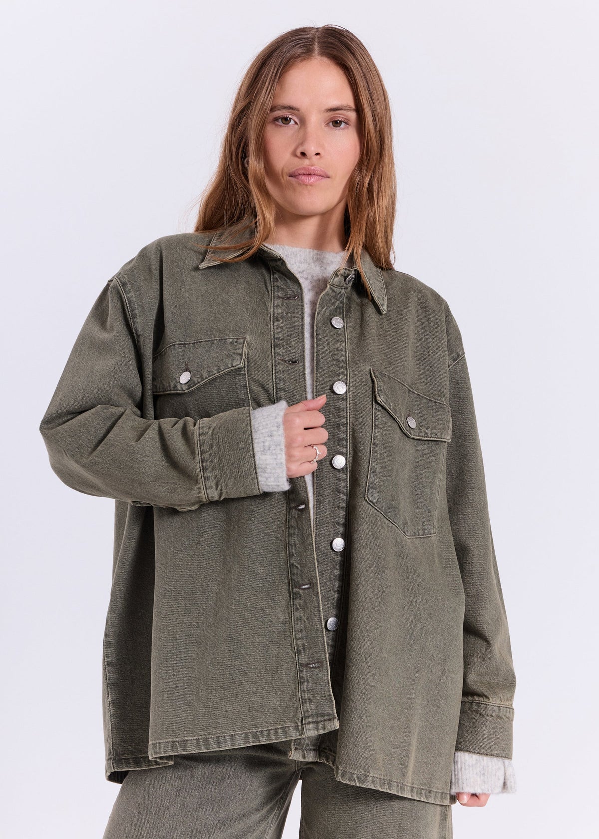 Larisa clean denim shirt
