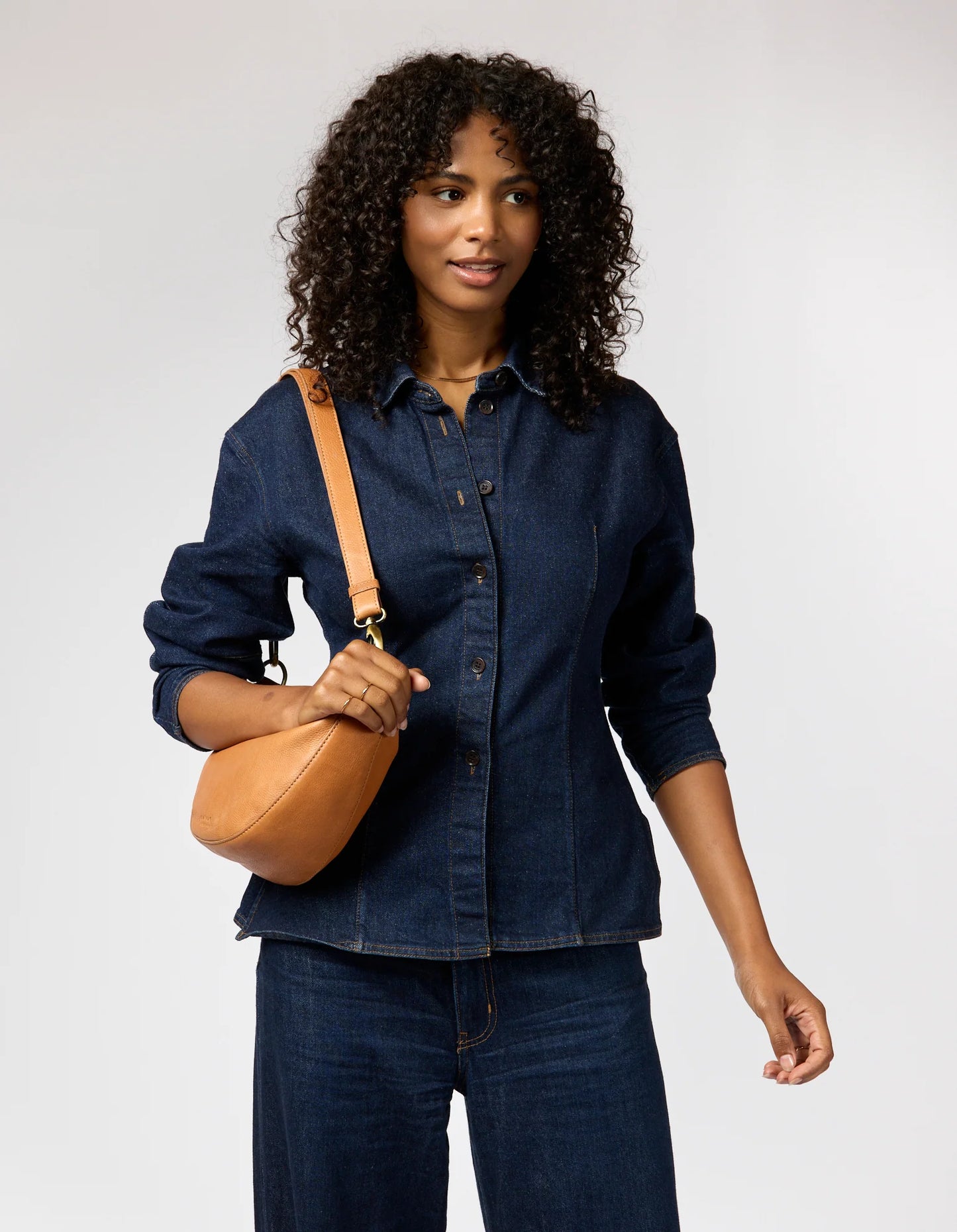 Leo midi - Wild Oak Soft Grain Leer