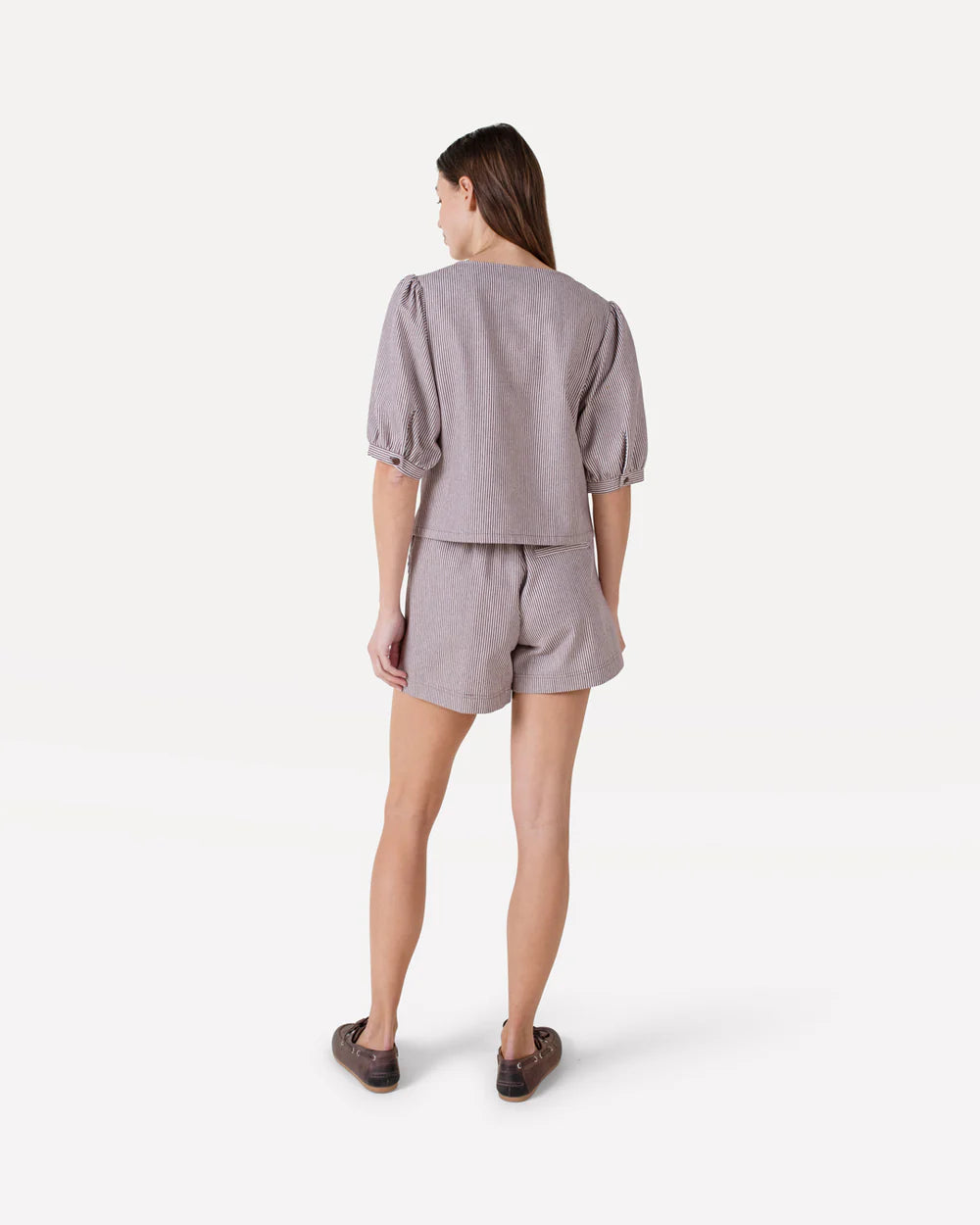 Romane stripe shorts