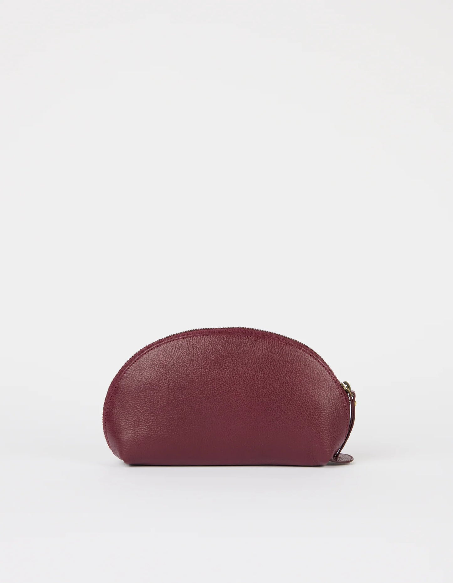 Make up Case Medium - Kersenrood Soft Grain leer