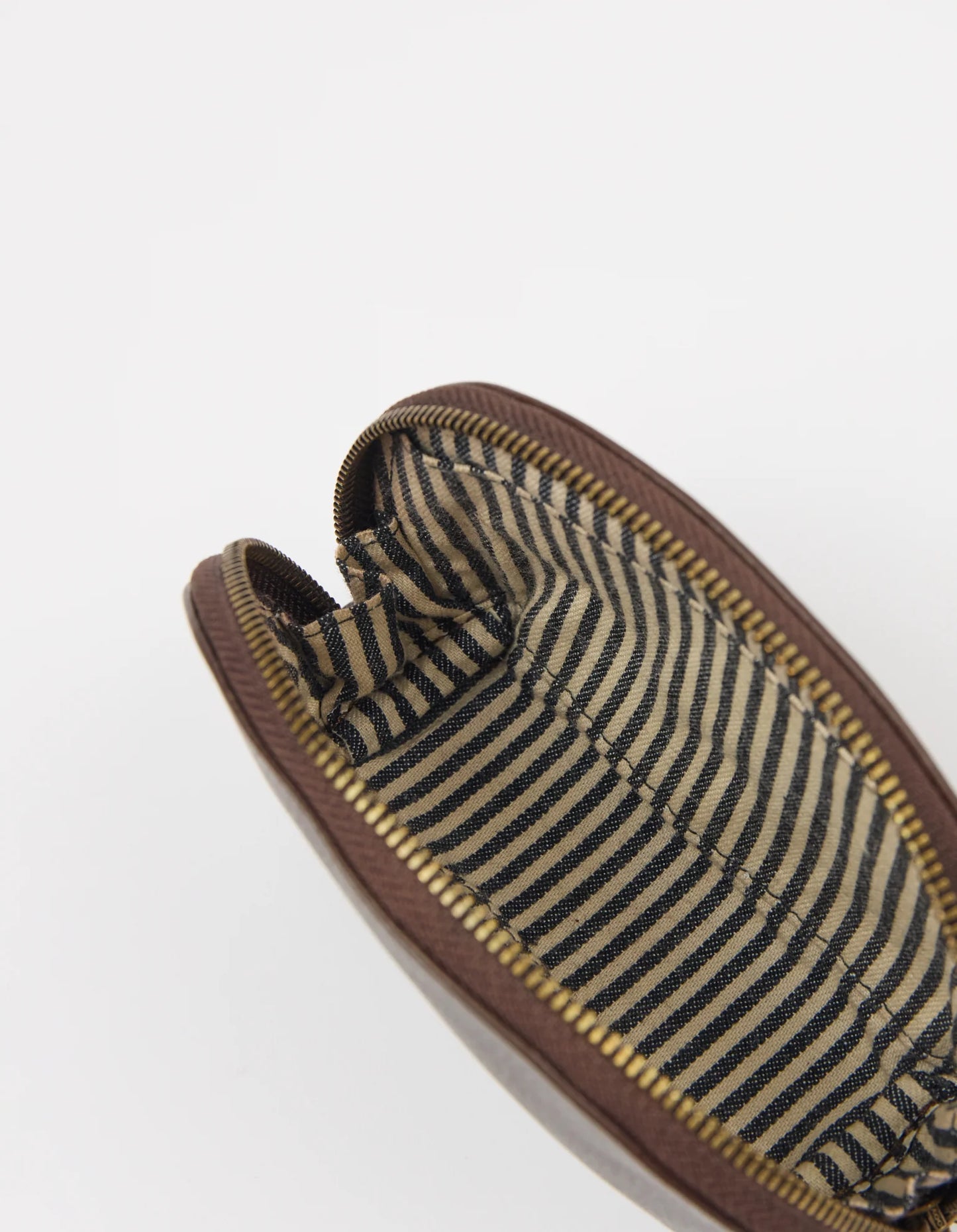 Make up Case Small - Chocoladebruin Soft Grain Leer