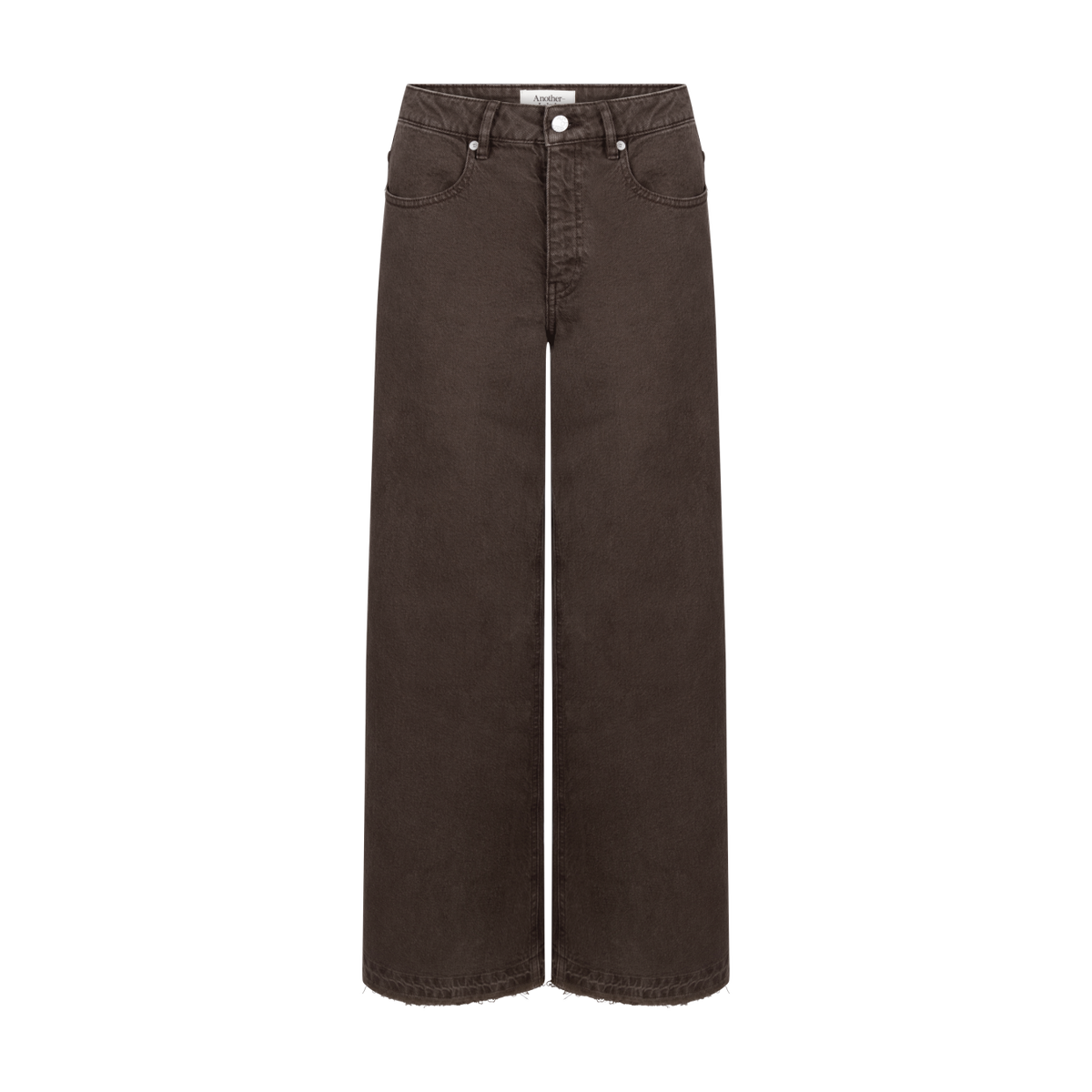 Moore denim wide fringe pants