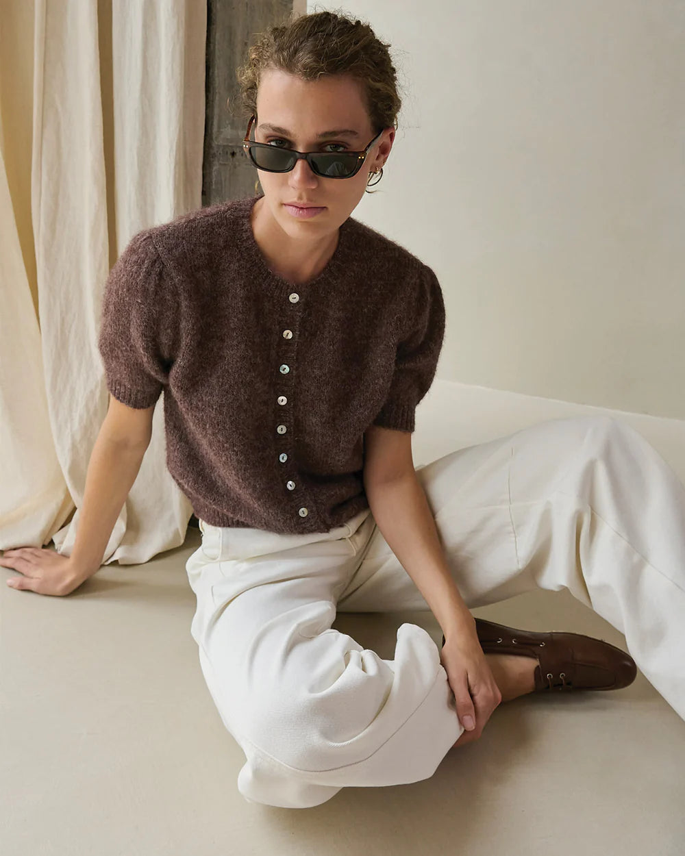 Jacqui knitted cardigan