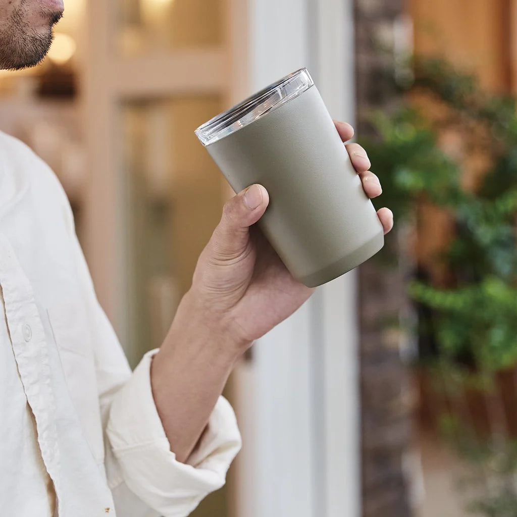 To go travel tumbler - khaki - 360ml with plug