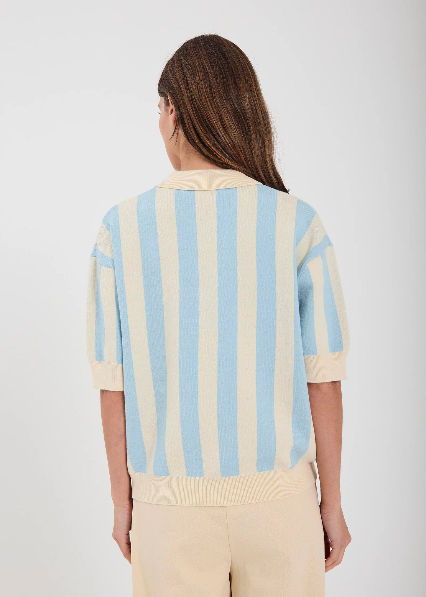 Varsity knit polo