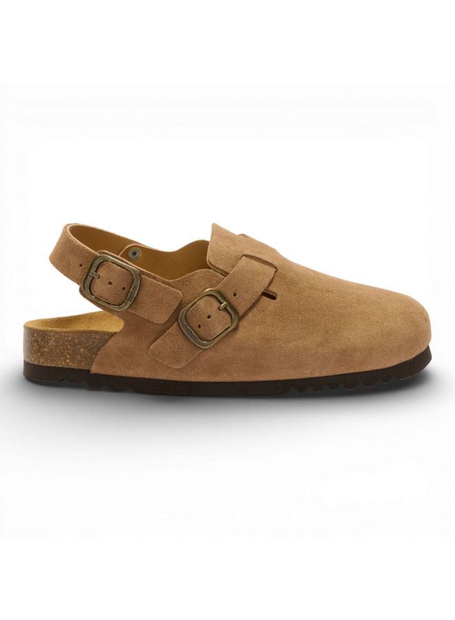 Mules fae backstrap - taupe