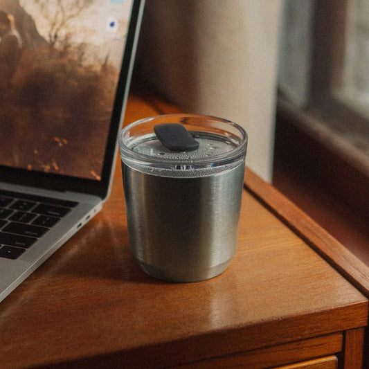 To go travel tumbler - stainless steel - 240ml with plug