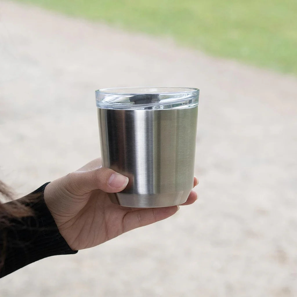 To go travel tumbler - stainless steel - 240ml with plug