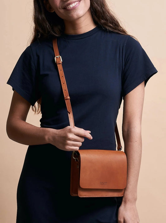 Audrey Mini - Cognac Klassiek Leer