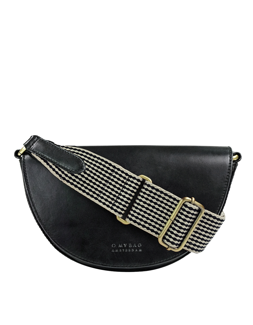 Laura - Zwart Klassiek Leer